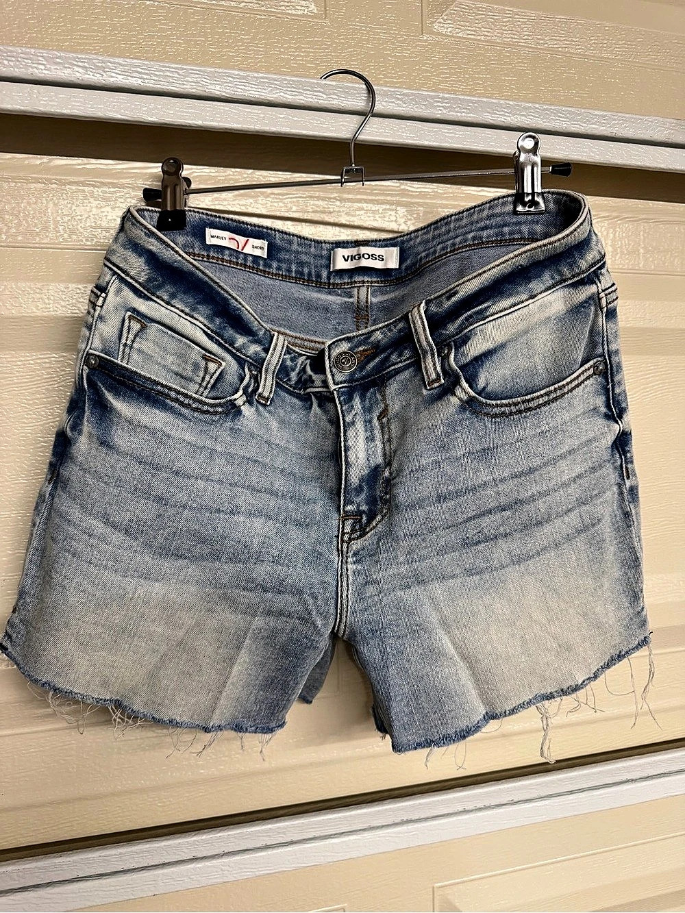 VIGOSS Harley Short Denim Jean Shorts Blue Waist 27